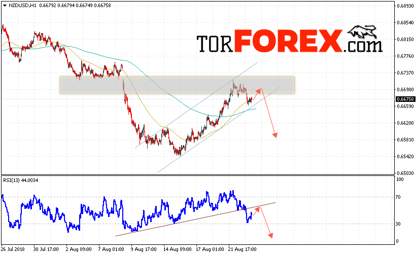 Форекс прогноз и аналитика NZD/USD на 24 августа 2018