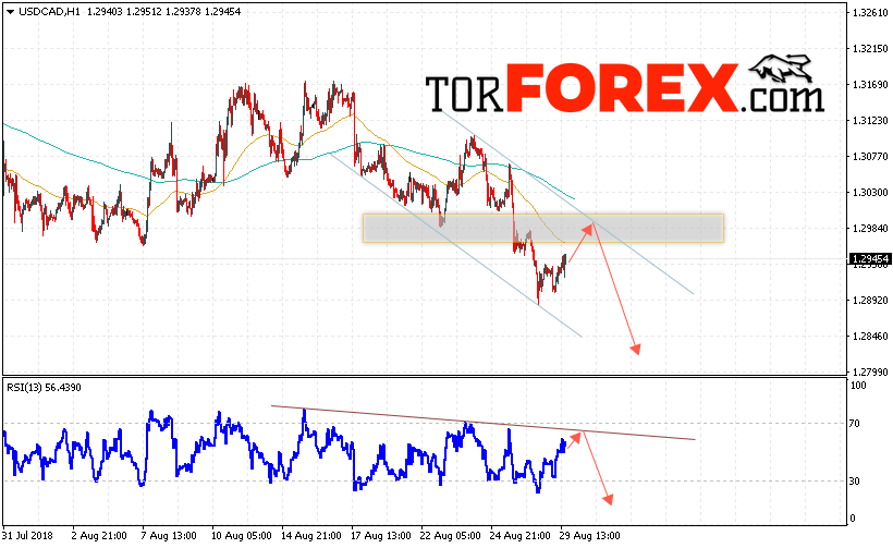USD/CAD прогноз Канадский Доллар на 30 августа 2018