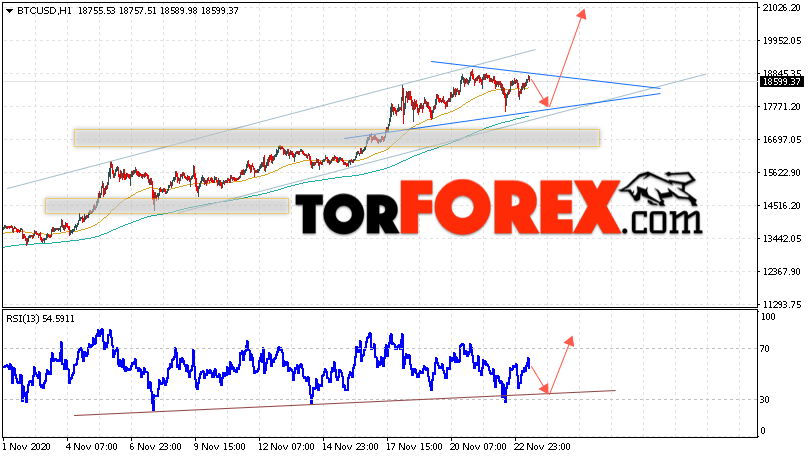 BTC/USD прогноз курса Bitcoin на 24 ноября 2020
