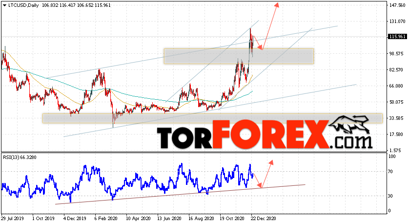 Litecoin прогноз курса на 28 декабря 2020 — 1 января 2021