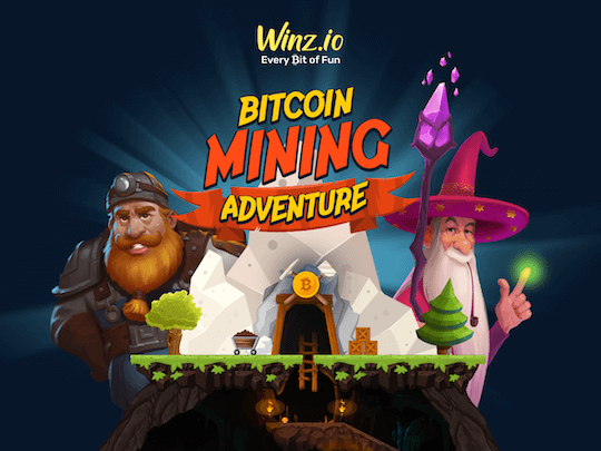 Winz.io запускает Bitcoin Mining Adventure с главным призом в 1 BTC
