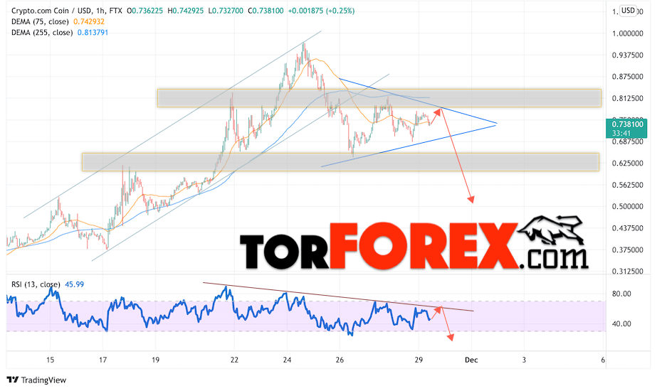 Crypto.com Coin прогноз на 30 ноября 2021