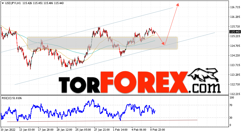 USD/JPY прогноз Доллар Иена на 10 февраля 2022