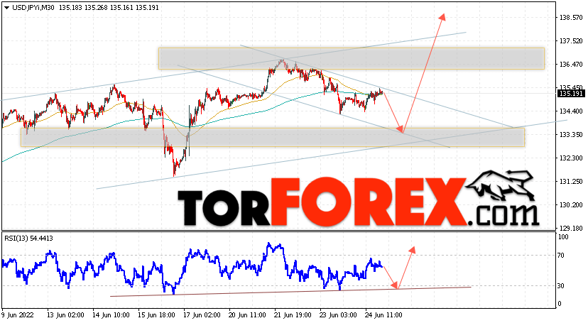 USD/JPY прогноз Доллар Иена на 28 июня 2022