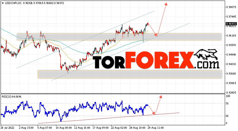 USD/CHF прогноз Доллар Франк на 30 августа 2022
