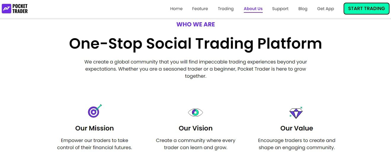 Брокерская платформа Pocket Trader