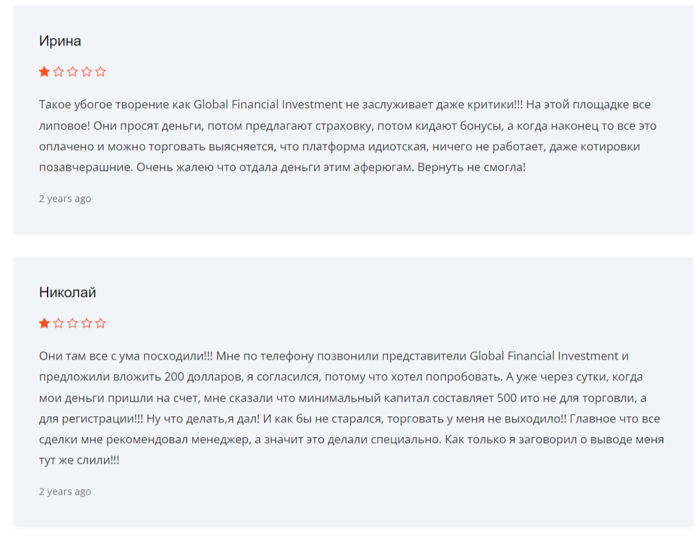 Global Financial Investment Global Financial Investment