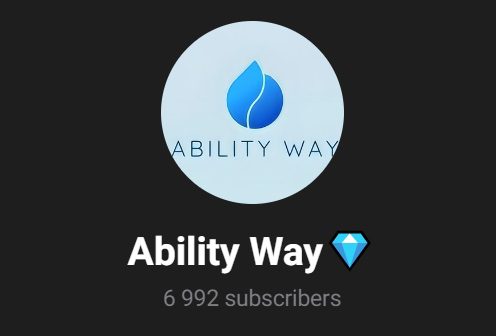 Проект Дммитрия Максимовича Ability Way