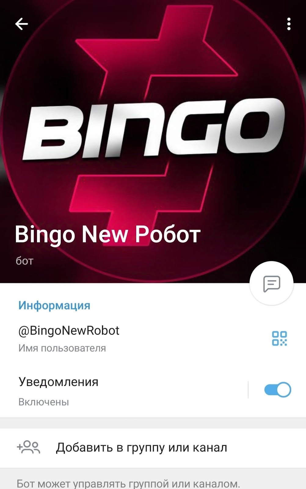 Bingo Робот Bingo Робот