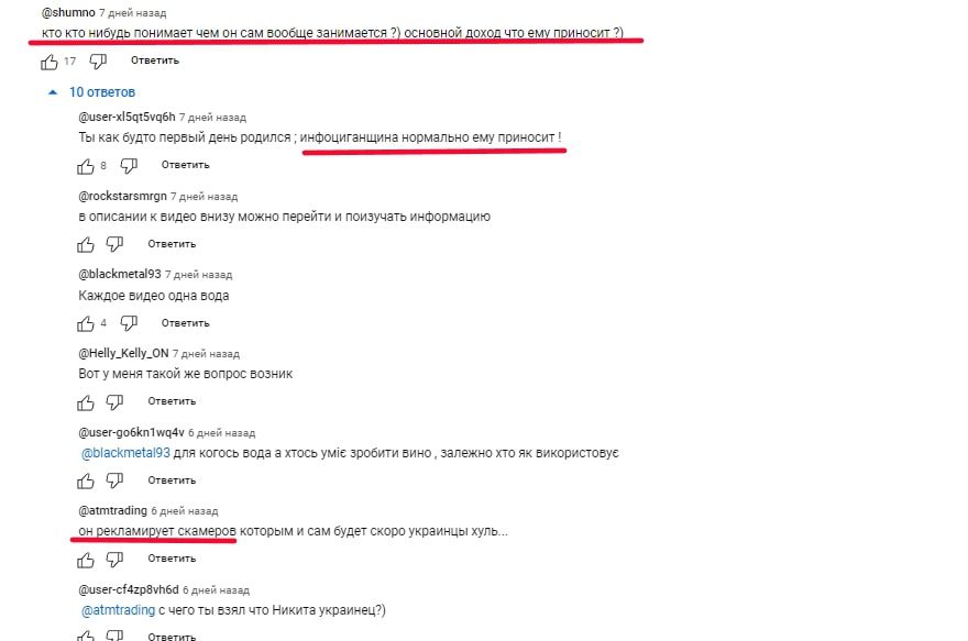 Никита Ануфриев отзывы