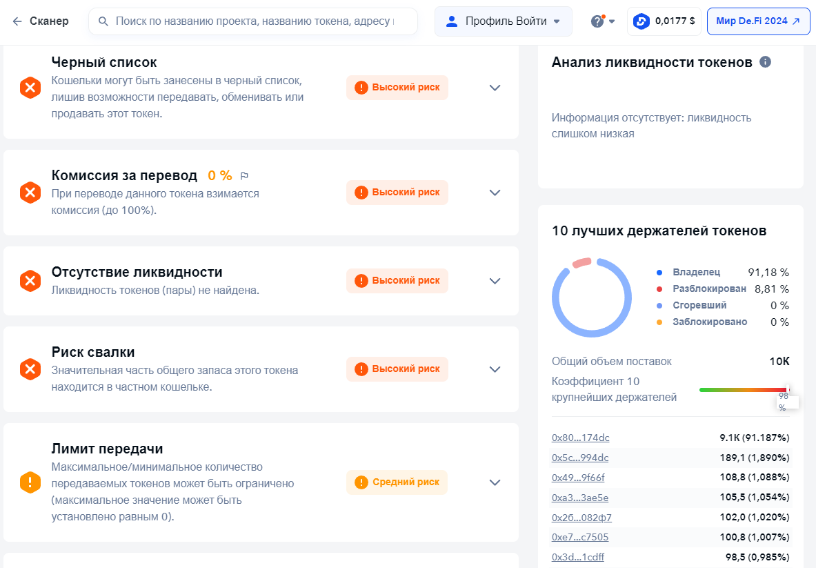 scroll токен scroll токен