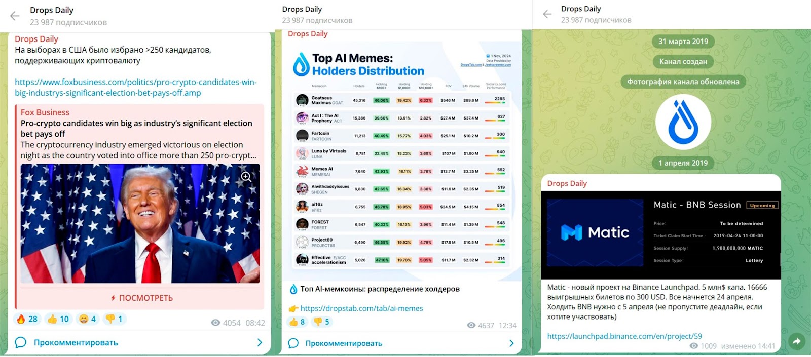 drops daily drops daily