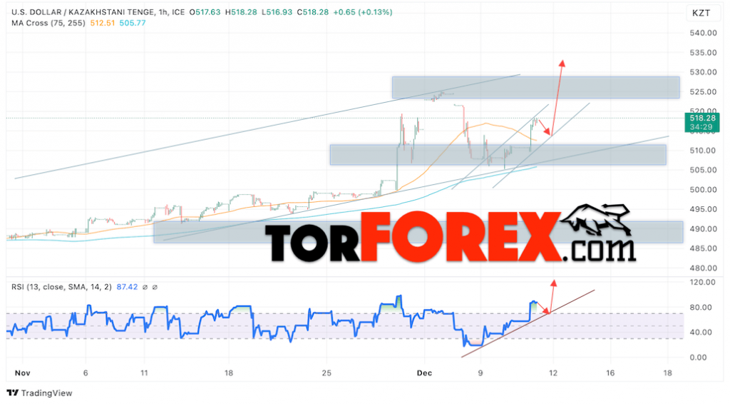 Курс Тенге прогноз на сегодня 12 декабря 2024