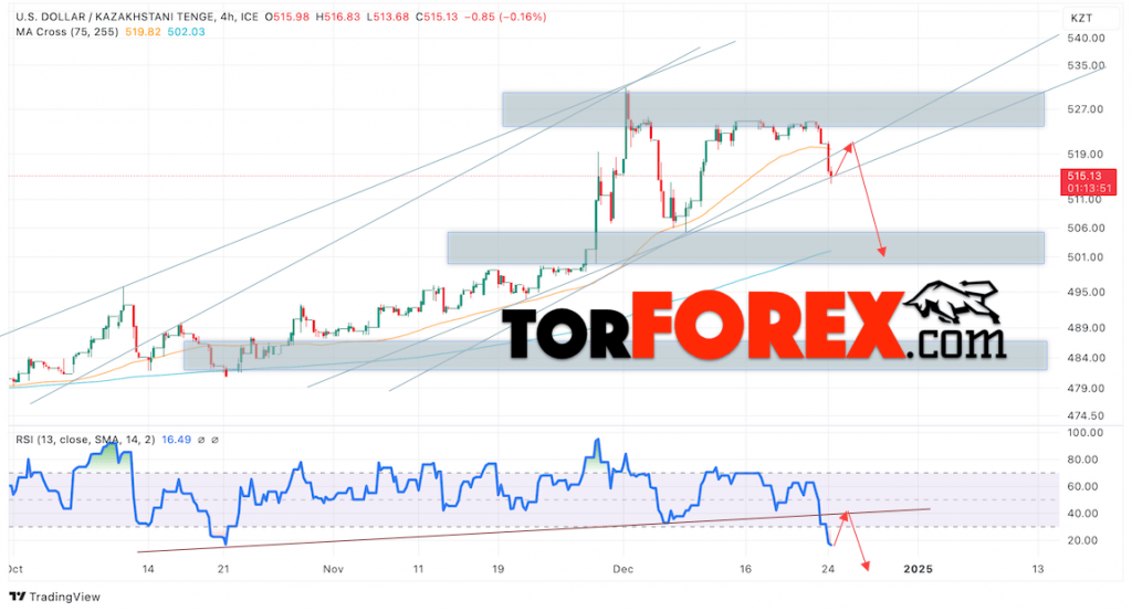 Курс Тенге прогноз на сегодня 25 декабря 2024