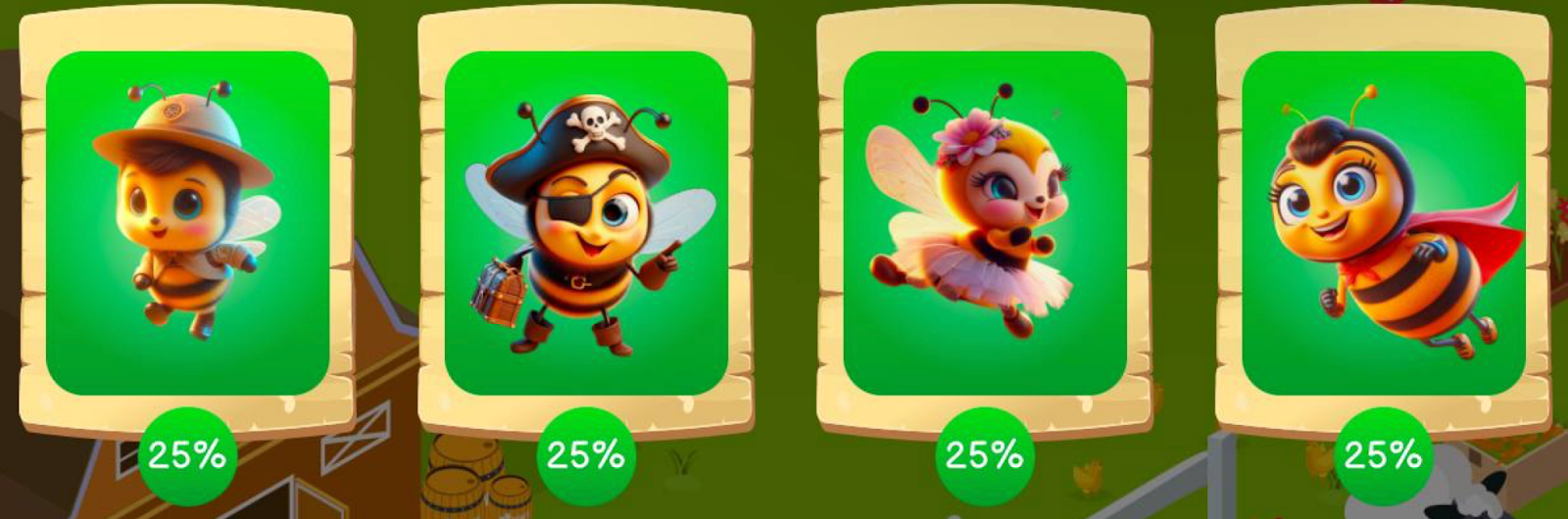 Bee Harvest комбо дня Bee Harvest комбо дня