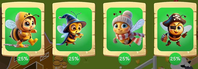 Bee Harvest комбо дня Bee Harvest комбо дня