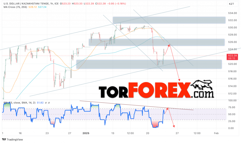 Курс Тенге прогноз на сегодня 24 января 2025