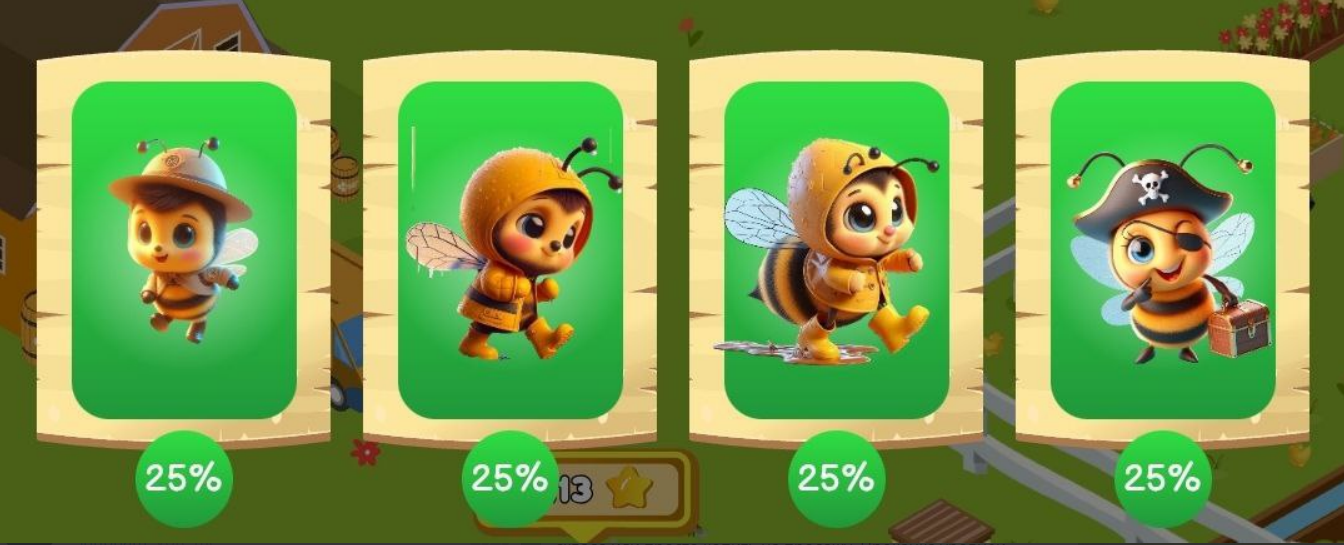 Bee Harvest комбо дня Bee Harvest комбо дня