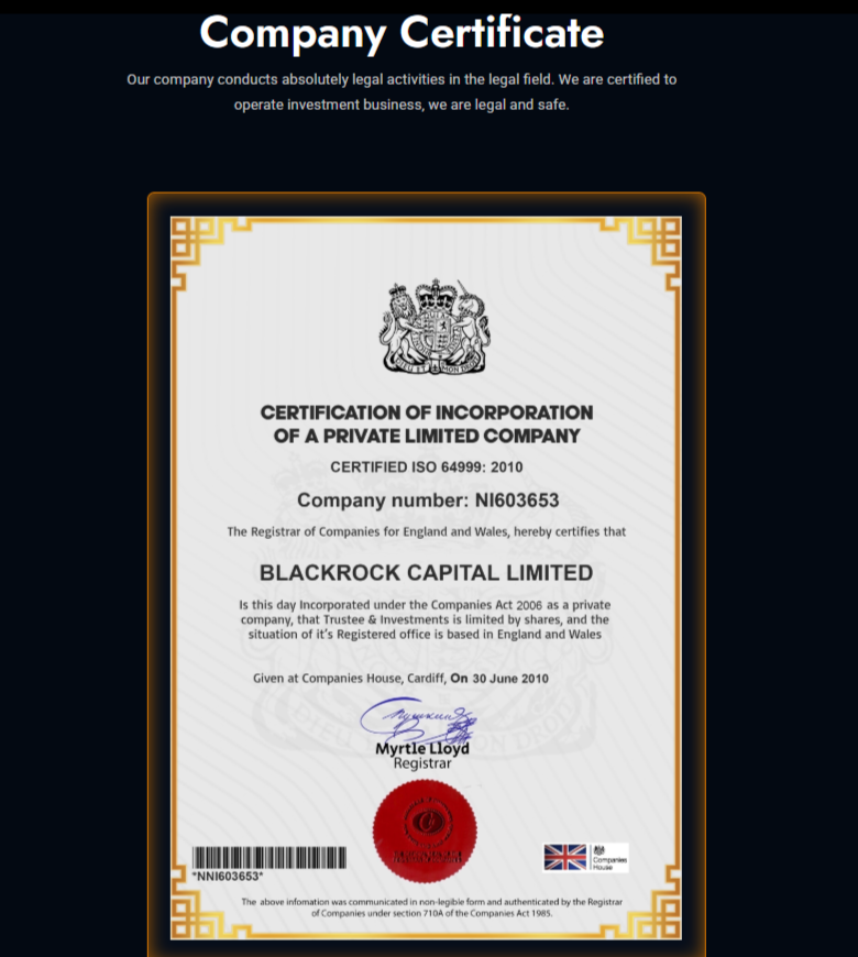blackrock capital limited тг blackrock capital limited тг