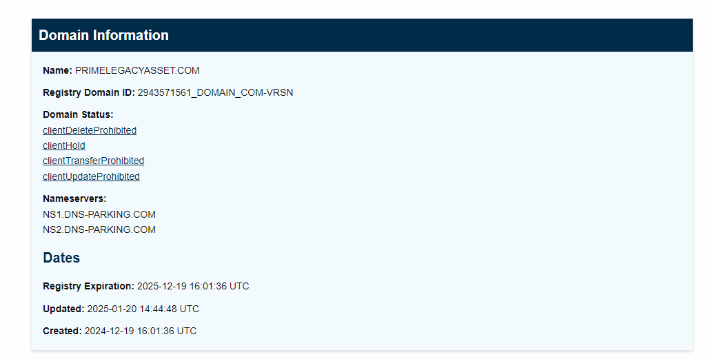 primelegacyasset com primelegacyasset com