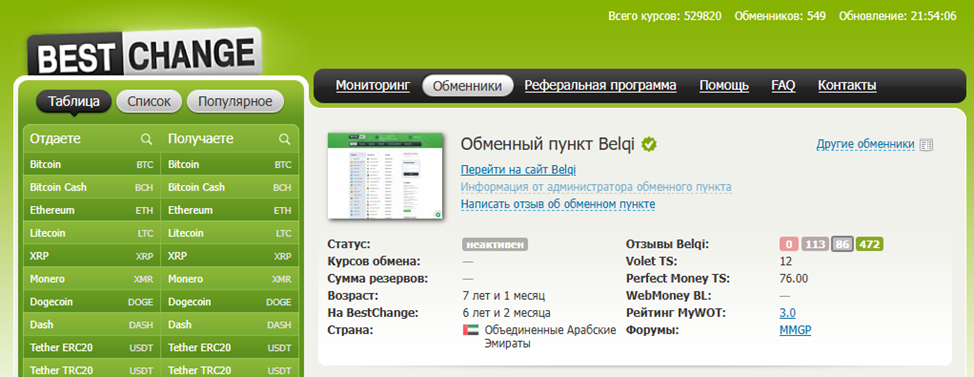 Belqi обменник Belqi обменник