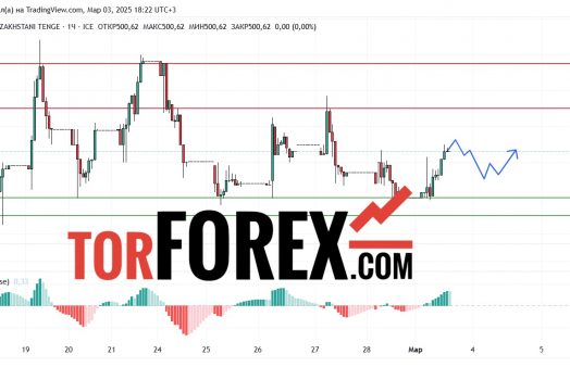 Прогноз Доллар Тенге USD/KZT на 3 марта 2025