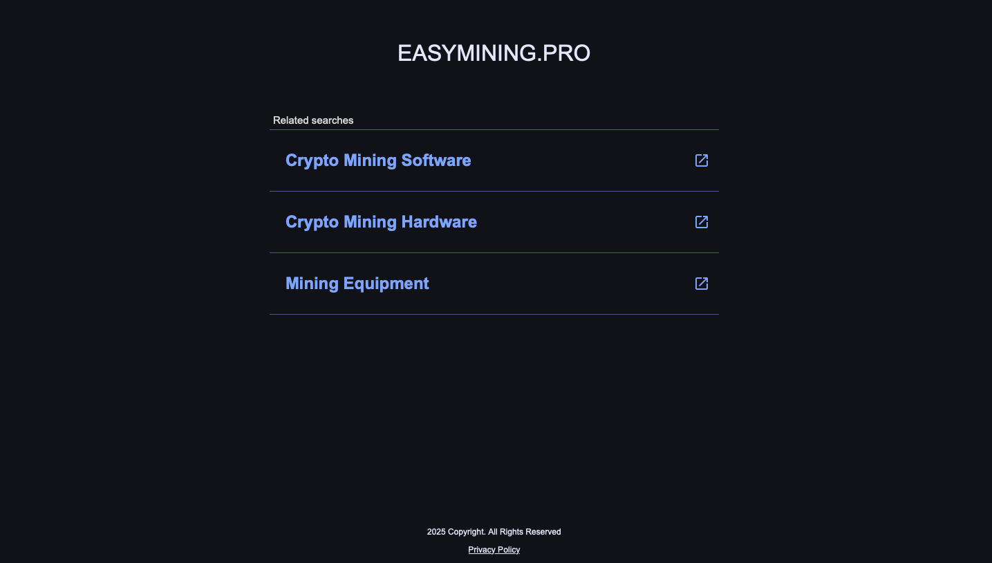 easy mining easy mining