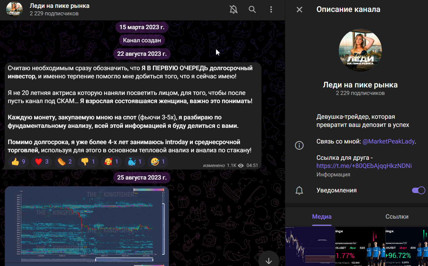леди на пике рынка телеграм канал леди на пике рынка телеграм канал