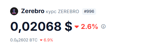 zerebro крипта zerebro крипта