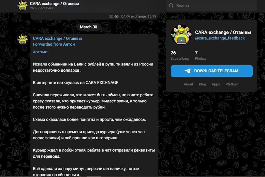 cara exchange скам cara exchange скам