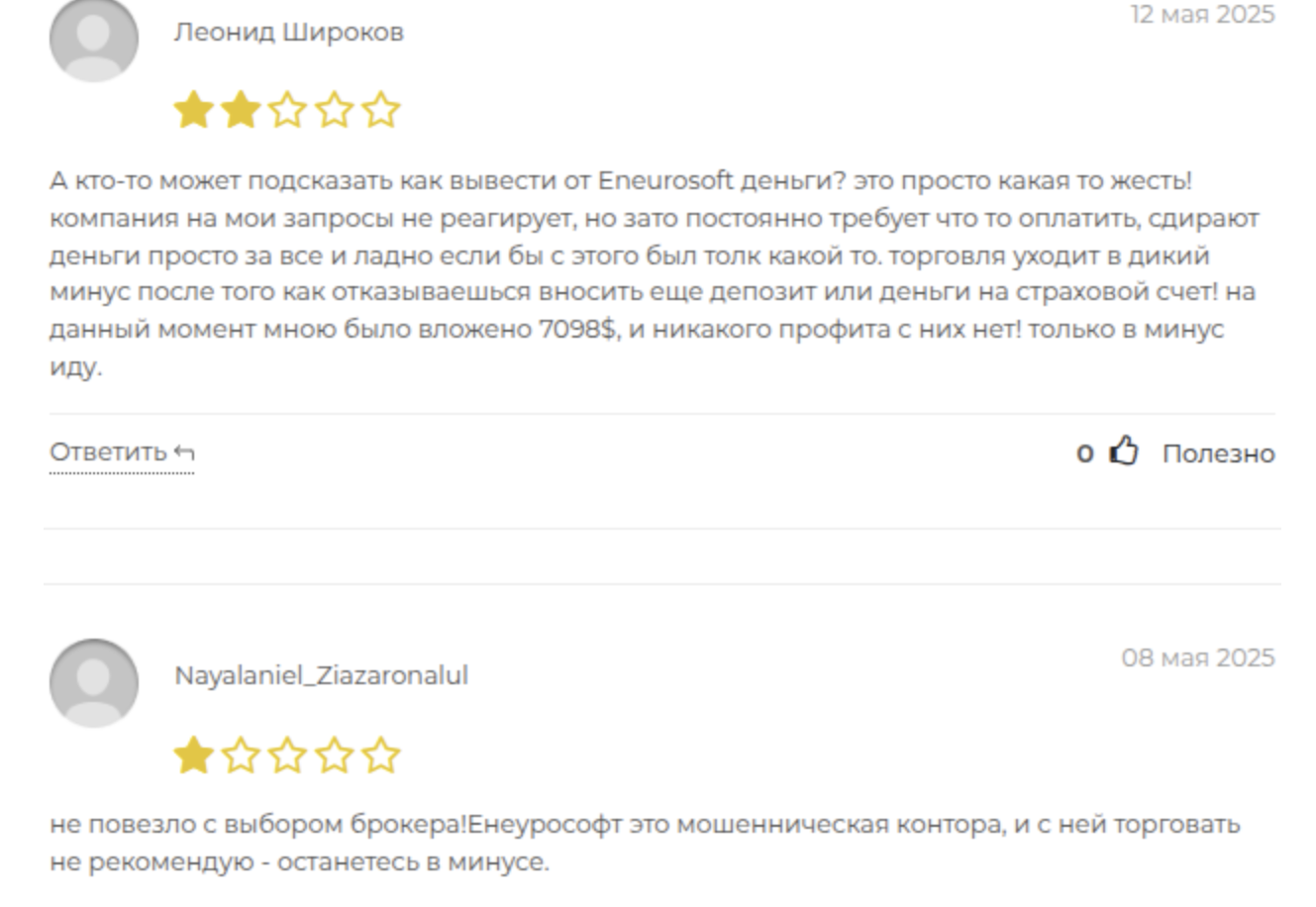 eneurosoft брокер eneurosoft брокер