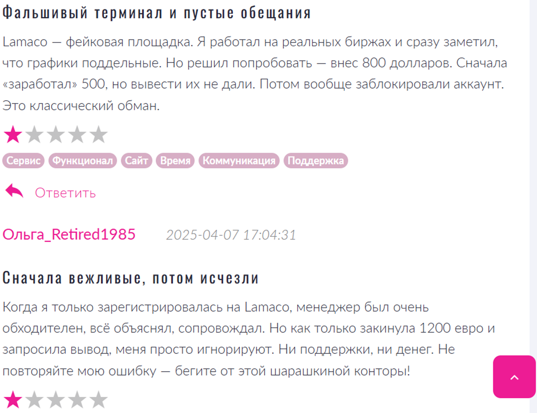 lamaco отзывы lamaco отзывы