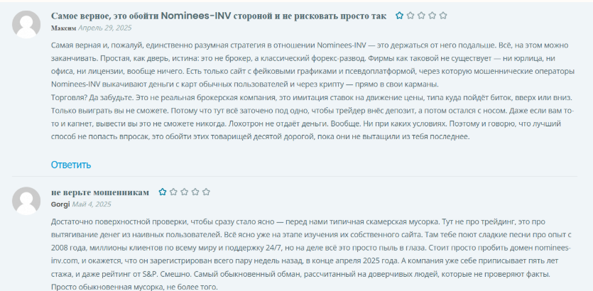 nominees inv биржа nominees inv биржа