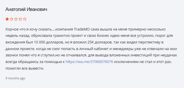 трейд мо площадка отзывы трейд мо площадка отзывы