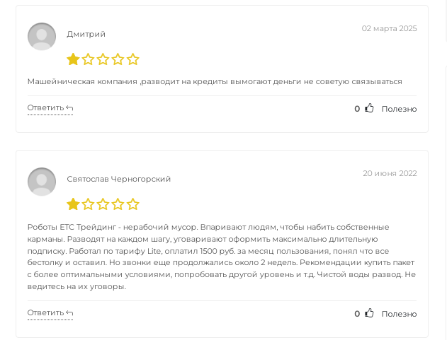 етс трейдинг етс трейдинг