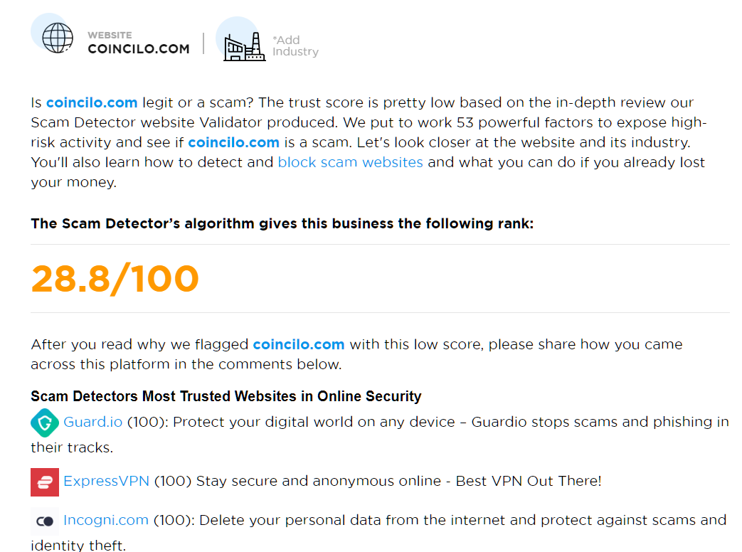coincilo com обман coincilo com обман