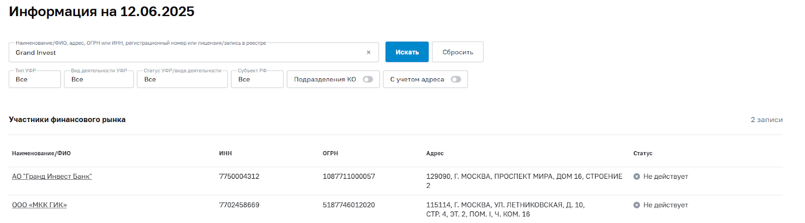 Грандинвест отзывы Грандинвест отзывы