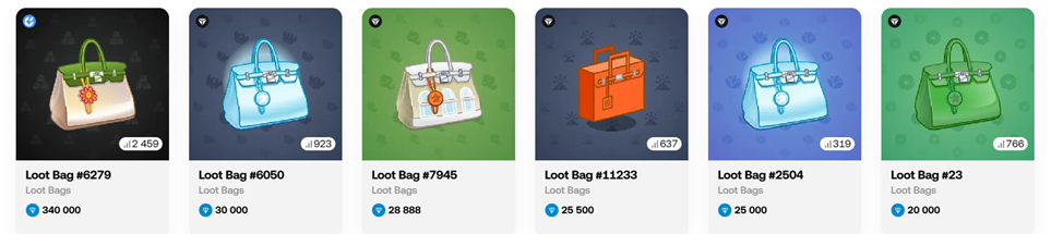 loot bag цена loot bag цена