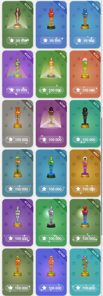 мини оскары мини оскары