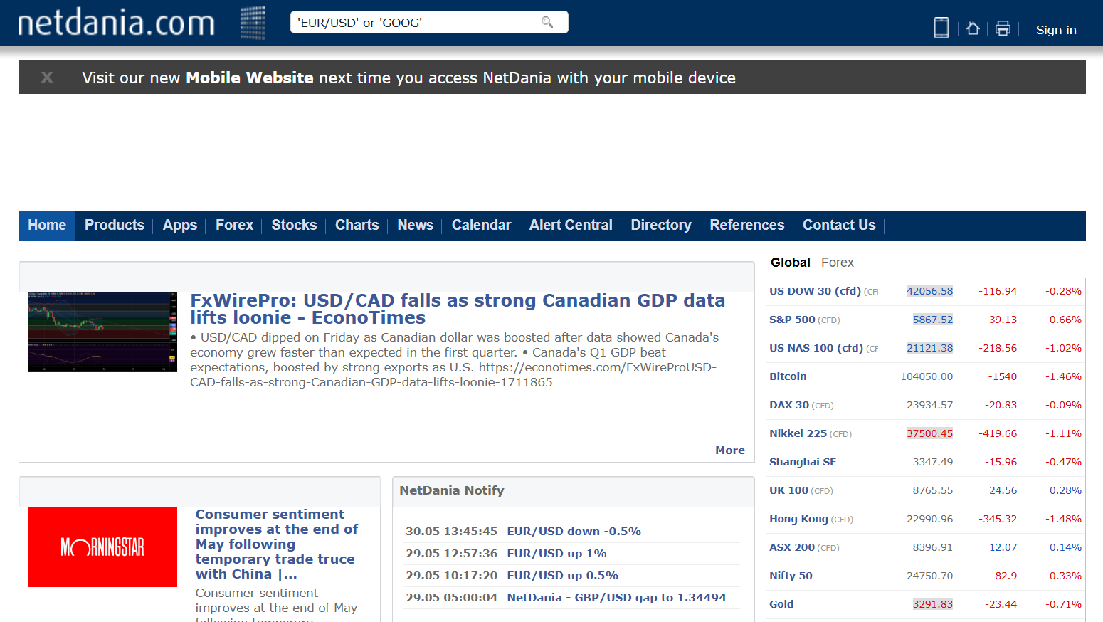 netdania com netdania com