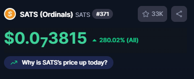 sats монета sats монета