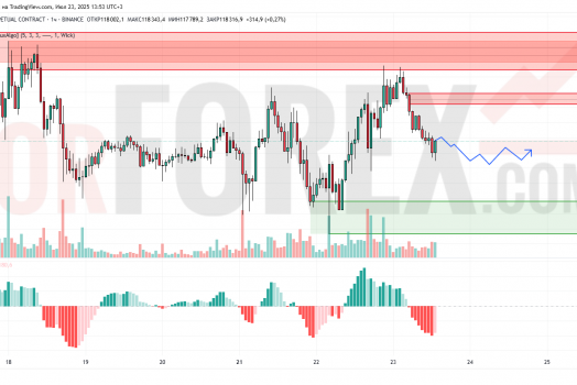Прогноз Биткоин Доллар BTC/USDT на 24 июля 2025