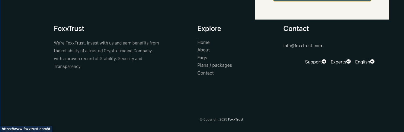 платформа Foxx Trust Investment платформа Foxx Trust Investment