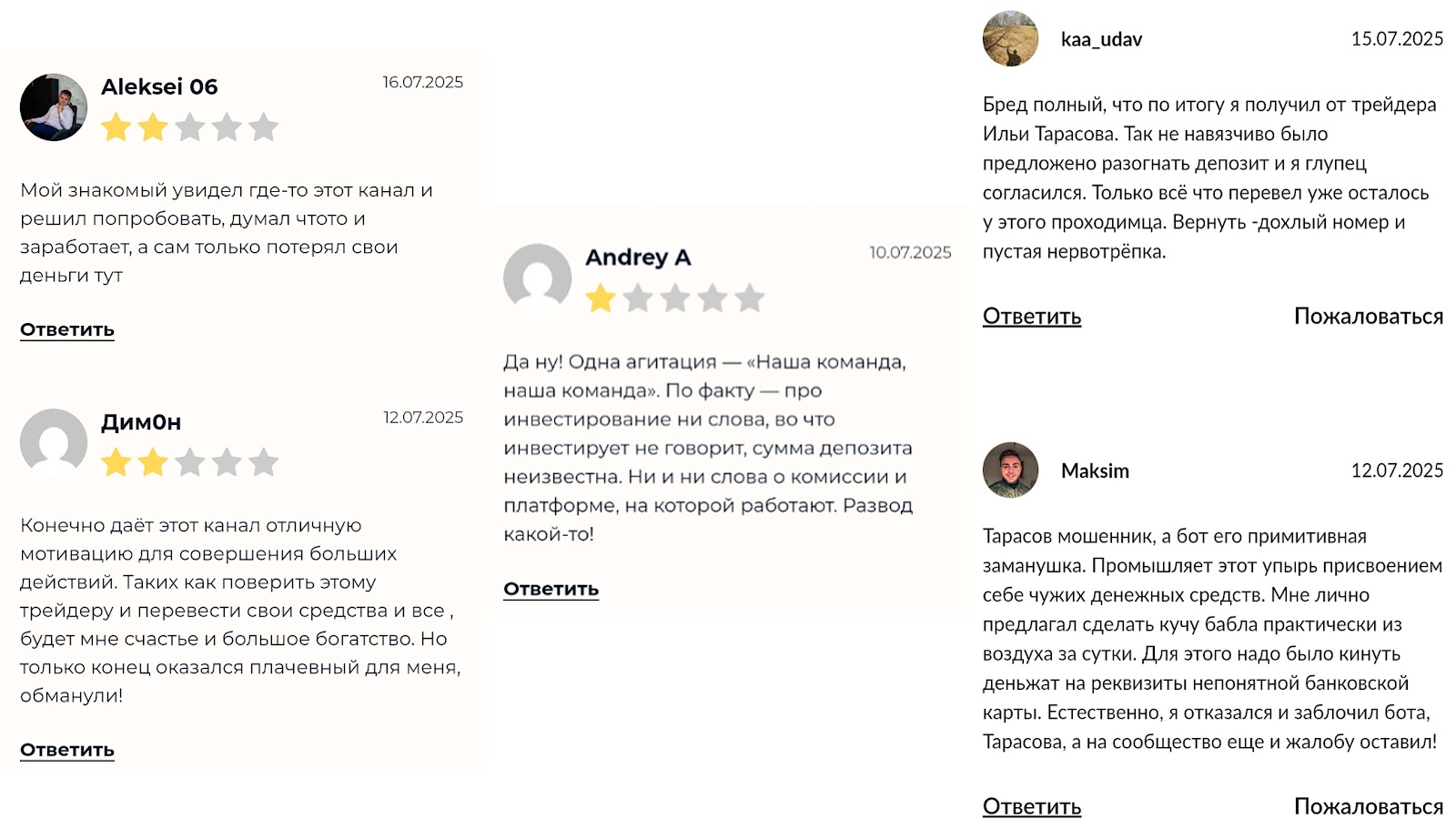илья тарасов отзывы трейдинг илья тарасов отзывы трейдинг