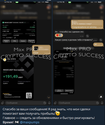 Максим про КРИПТОУСПЕХ Максим про КРИПТОУСПЕХ