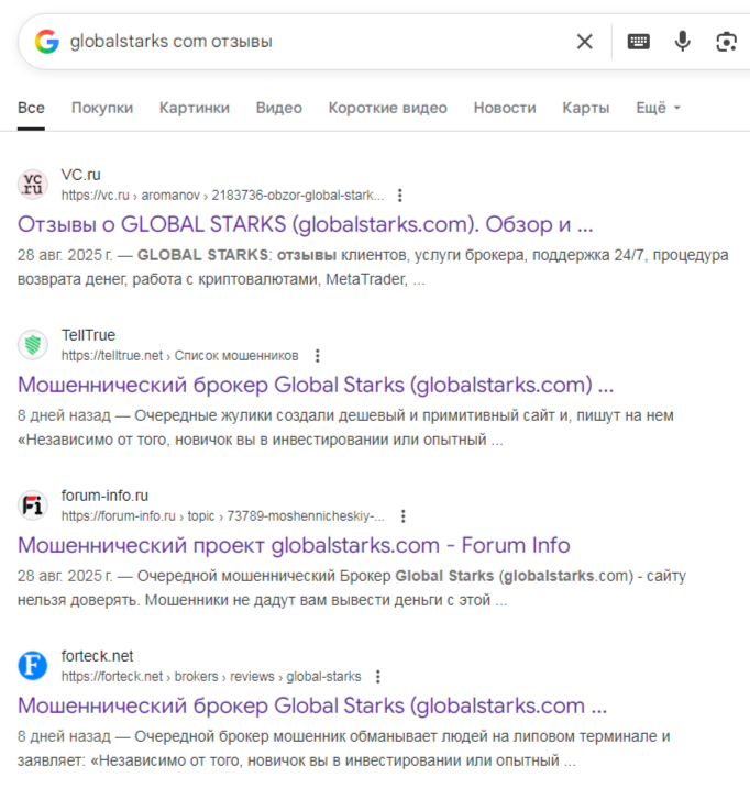 globalstarks com отзывы globalstarks com отзывы