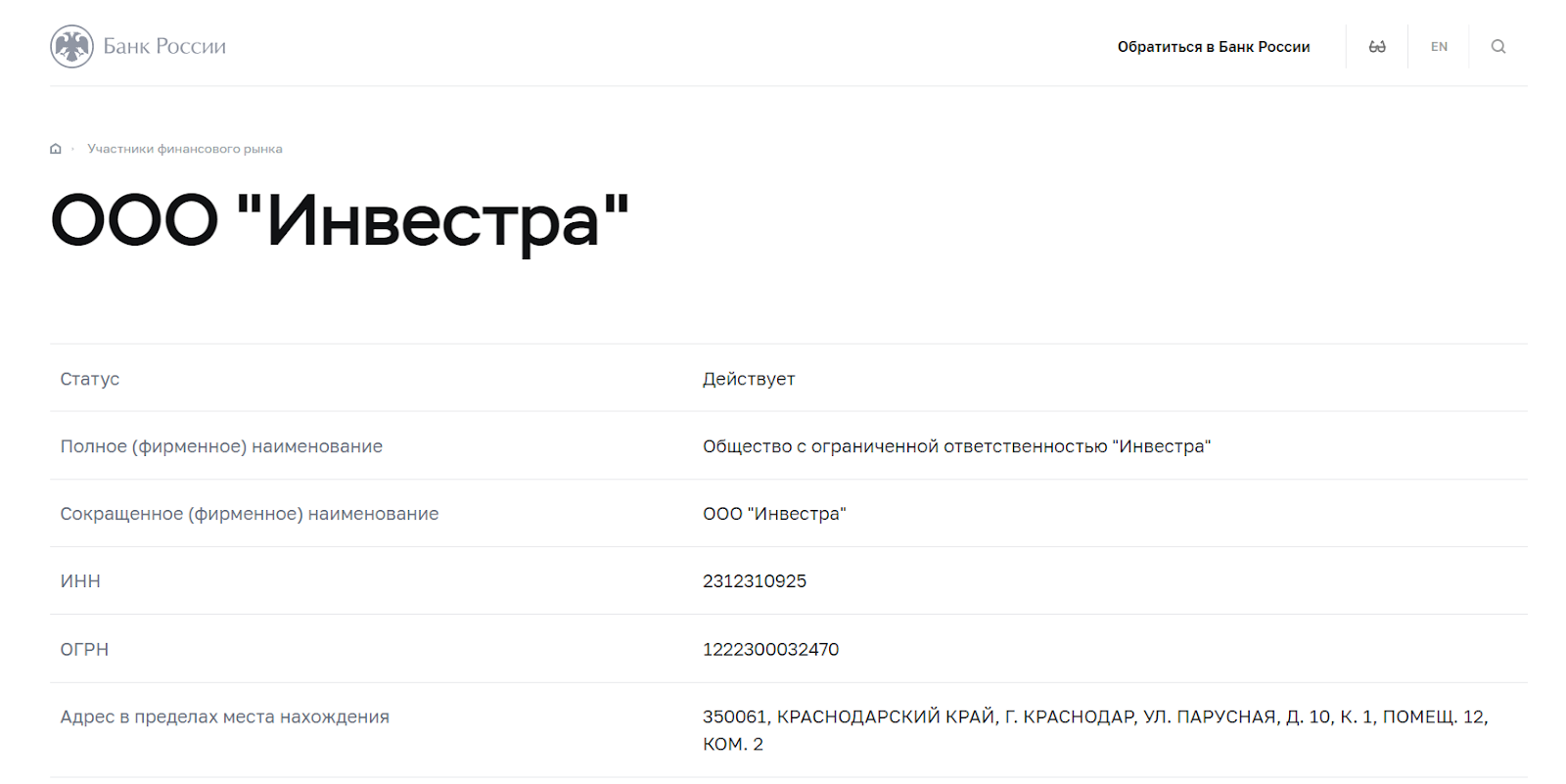 инвестра рф отзывы инвестра рф отзывы