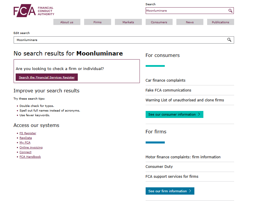 moonluminare брокер moonluminare брокер