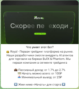 royallappbot обман royallappbot обман