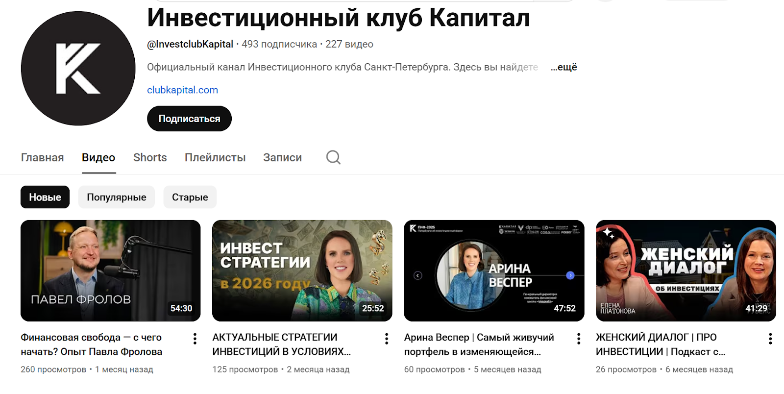 клуб капитал инвест клуб капитал инвест